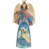 Palais du Rosaire Ange à supendre avec la Sainte Famille 12cm^ Statue De La Sainte Famille