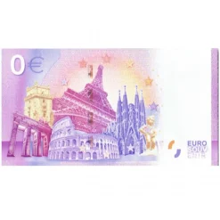 Palais du Rosaire Billet 0€ souvenir Lourdes 2024 - Édition limitée numérotée^ Monnaie Et Billet