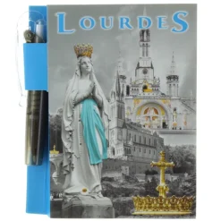 Palais du Rosaire Bloc notes de Lourdes avec stylo^ Bloc Et Stylo