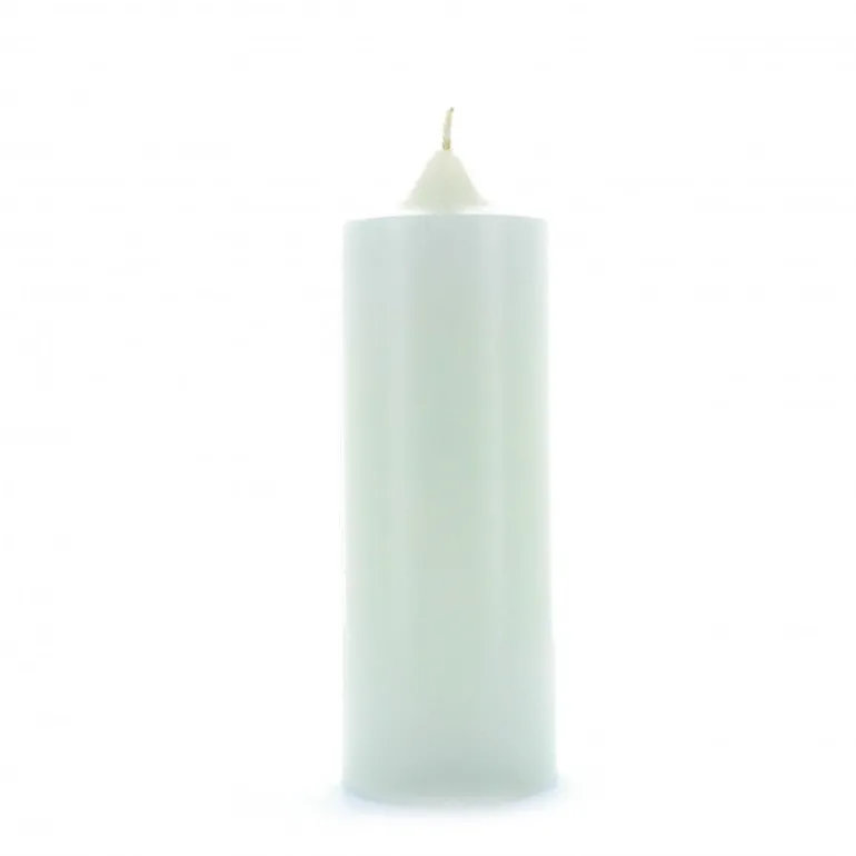 Palais du Rosaire Bougie blanche de Baptême Je crois 6 x 18 cm^ Baptême | Bougie De Dévotion