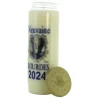 Palais du Rosaire Bougie Neuvaine de Lourdes 2024 17,5cm^ Bougie Neuvaine