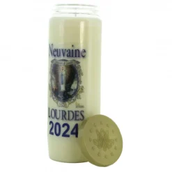 Palais du Rosaire Bougie Neuvaine de Lourdes 2024 17,5cm^ Bougie Neuvaine