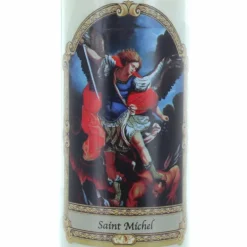 Palais du Rosaire Bougie Neuvaine Saint Michel 17,5 cm^ Bougie Neuvaine