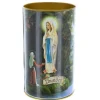 Palais du Rosaire Bougie Votive Apparition Lourdes et prière 10 cm^ Bougie Votive