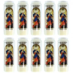 Palais du Rosaire 10 Bougies de Neuvaine de Marie qui défait les nœuds avec prières^ Bougie Neuvaine