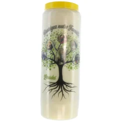 Palais du Rosaire 12 bougies Neuvaine Arbre de Vie protecteur 17,5cm^ Bougie Neuvaine