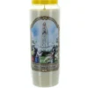 Palais du Rosaire 20 Bougies Neuvaine Notre Dame de Fatima 17,5cm^ Bougie Neuvaine