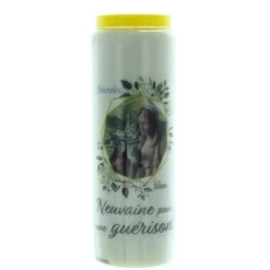 Palais du Rosaire 12 Bougies Neuvaine pour une guérison 17,5cm^ Bougie Neuvaine