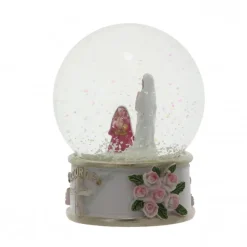 Palais du Rosaire Boule à neige de l'Apparition de Lourdes diamètre 9 cm^ Boule À Neige