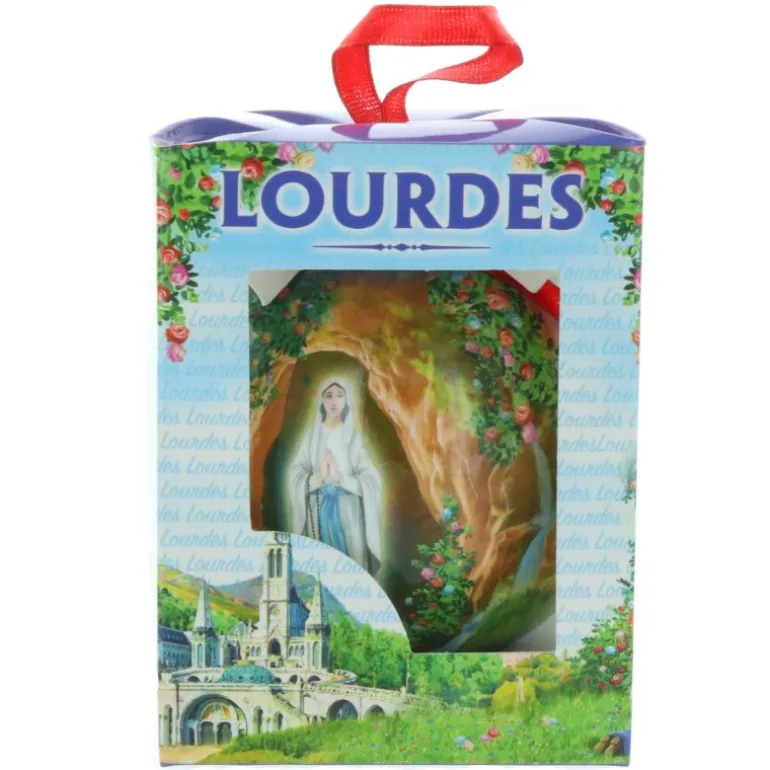 Palais du Rosaire Boule de Noël de Lourdes^ Décoration De Noël