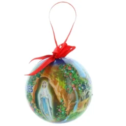 Palais du Rosaire Boule de Noël de Lourdes^ Décoration De Noël