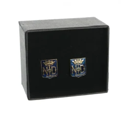 Palais du Rosaire Boutons de manchette Notre Dame de Lourdes en forme d'écusson^ Accessoire