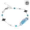 Palais du Rosaire Bracelet chaine en acier Léo&Geo avec la Vierge Marie^ Bracelet Fantaisie