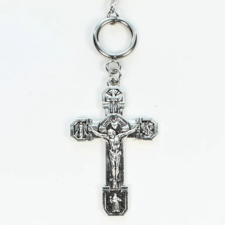 Palais du Rosaire Bracelet de combat de Saint Benoît avec livret Français et Anglais^ Bracelet Fantaisie