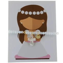 Palais du Rosaire Bracelet de Communion avec un pendentif croix en Nacre^ Communion | Bracelet Fantaisie