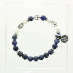 Palais du Rosaire Bracelet de la Vierge Miraculeuse en pierres semi-précieuses^ Bracelet Fantaisie
