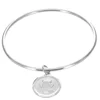 Palais du Rosaire Bracelet jonc en Argent avec une médaille de Lourdes^ Bracelet Argent