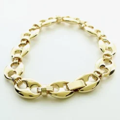 Palais du Rosaire Bracelet Plaqué Or maille grain de café^ Bracelet Plaqué Or