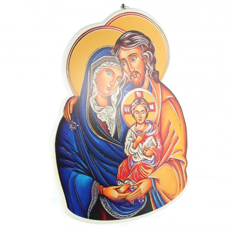 Palais du Rosaire Cadre de la Sainte Famille type icône 20x28cm^ Cadre Religieux