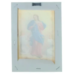 Palais du Rosaire Cadre de Marie qui Défait les Noeuds sur toile imprimée 13 x 18cm^ Cadre Religieux