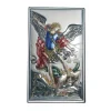Palais du Rosaire Cadre de Saint Michel sur plaque métal 6x11cm^ Cadre Religieux