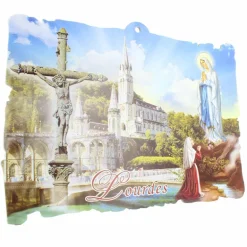 Palais du Rosaire Cadre en bois de l'Apparition 20x30 cm^ Cadre Religieux
