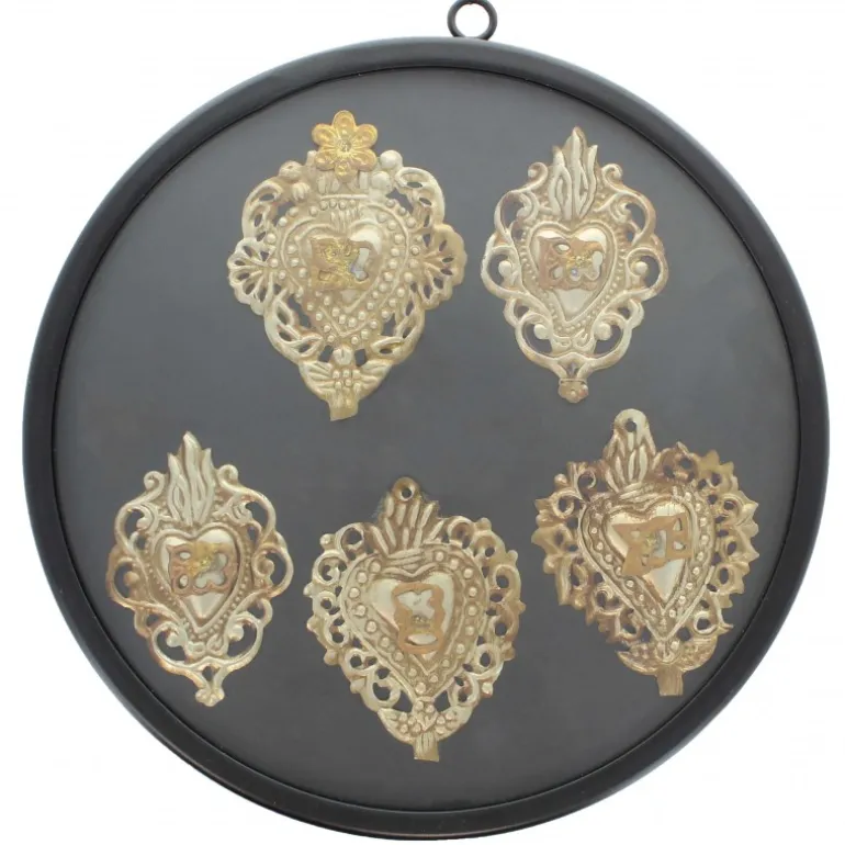 Palais du Rosaire Cadre ex voto rond^ Ex-Voto | Cadre Religieux