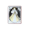 Palais du Rosaire Cadre religieux Jésus Miséricordieux argenté 5 x 6,5 cm^ Cadre Religieux