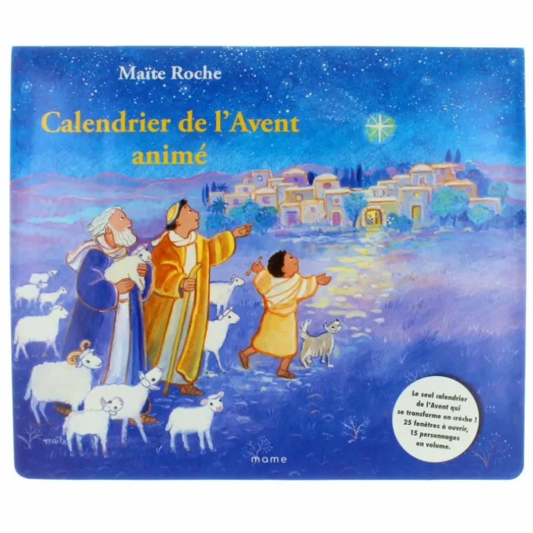 Palais du Rosaire Calendrier de l'Avent animé de Maïté Roche avec un livret^ Calendrier De L'Avent | Calendrier De Lourdes
