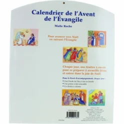 Palais du Rosaire Calendrier de l'Avent de Noël par Maïté Roche et un livret^ Calendrier De L'Avent | Calendrier De Lourdes