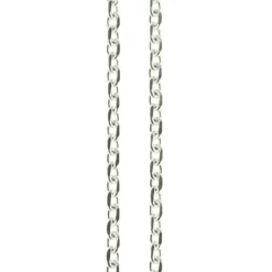Palais du Rosaire Chaine en Argent maille forçat limée 45 cm^ Chaîne En Argent | Collier En Argent