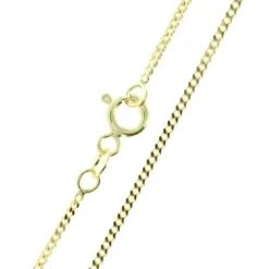 Palais du Rosaire Chaine en Or 9 Carats Maille Gourmette de 45 cm^ Chaîne En Or | Collier En Or