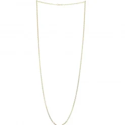 Palais du Rosaire Chaine en Plaqué Or composée de maille forçat limée 60cm^ Chaîne En Plaqué Or | Collier En Plaqué Or