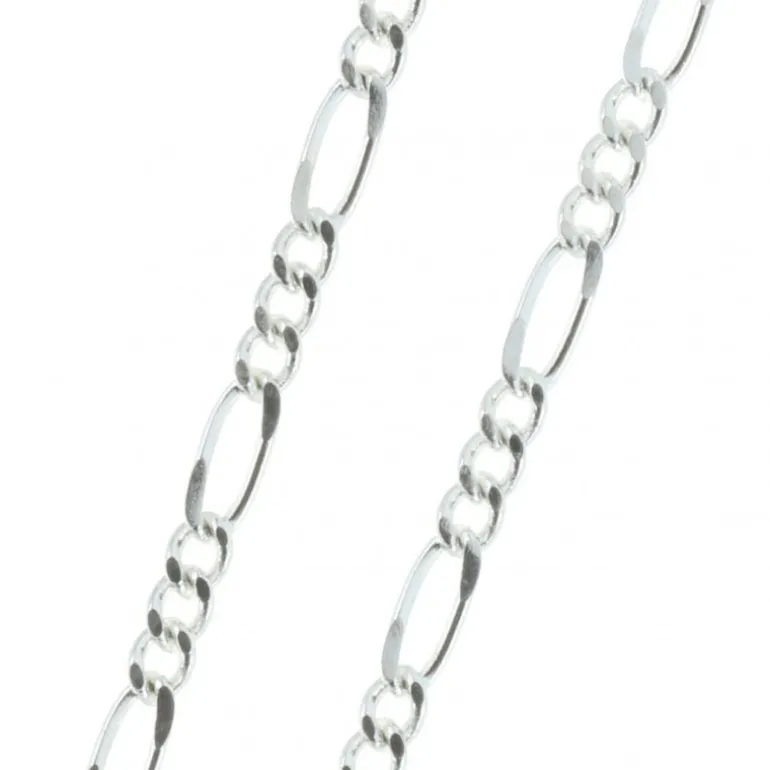 Palais du Rosaire Chaîne en métal argenté et maille alternée 50cm^ Chaîne En Métal | Collier Fantaisie