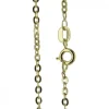 Palais du Rosaire Chaîne en or 55 cm avec forçat clair miroir^ Chaîne En Or