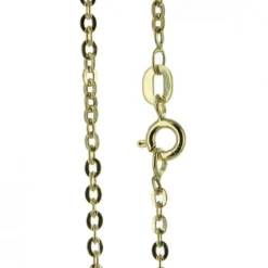 Palais du Rosaire Chaîne en or 55 cm avec forçat clair miroir^ Chaîne En Or