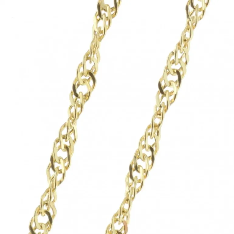 Palais du Rosaire Chaîne en Or maille Singapour 50 cm^ Chaîne En Or | Collier En Or