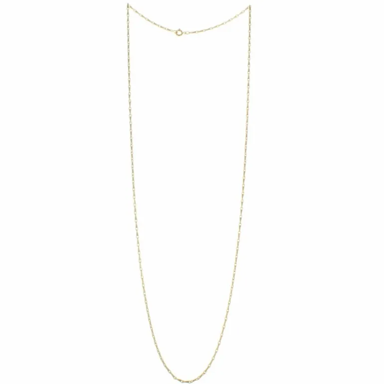 Palais du Rosaire Chaîne en Plaqué Or avec une maille en épi 70cm^ Chaîne En Plaqué Or | Collier En Plaqué Or