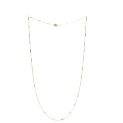 Palais du Rosaire Chaîne en plaqué or forçat baguette 50 cm^ Chaîne En Plaqué Or | Collier En Plaqué Or
