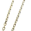 Palais du Rosaire Chaîne en plaqué or forçat limé 60 cm^ Chaîne En Plaqué Or | Collier En Plaqué Or