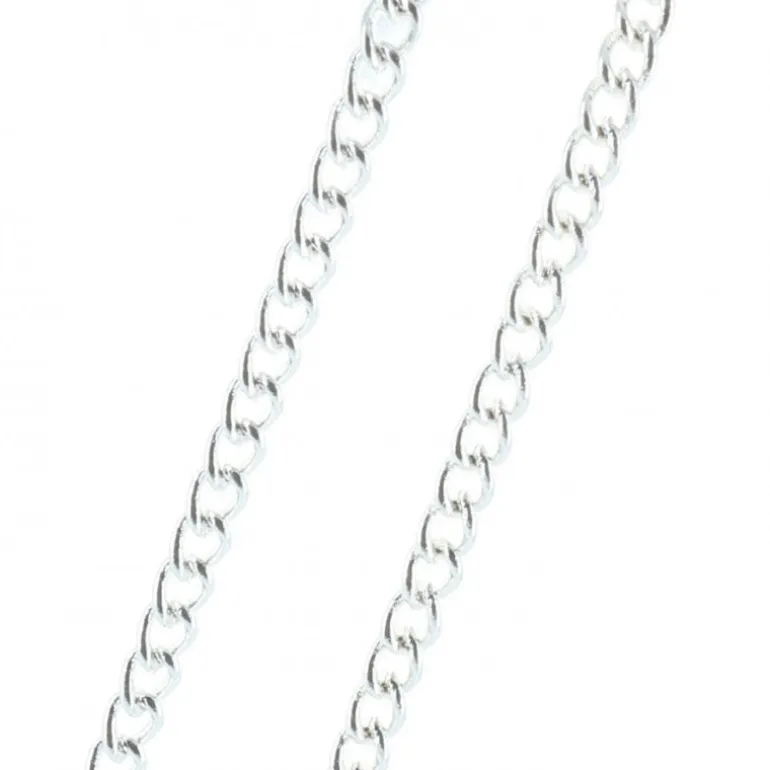 Palais du Rosaire Chaîne métal argenté 45 cm^ Chaîne En Métal | Collier Fantaisie