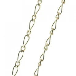 Palais du Rosaire Chaîne Plaqué Or maille alternée 50cm^ Chaîne En Plaqué Or | Collier En Plaqué Or