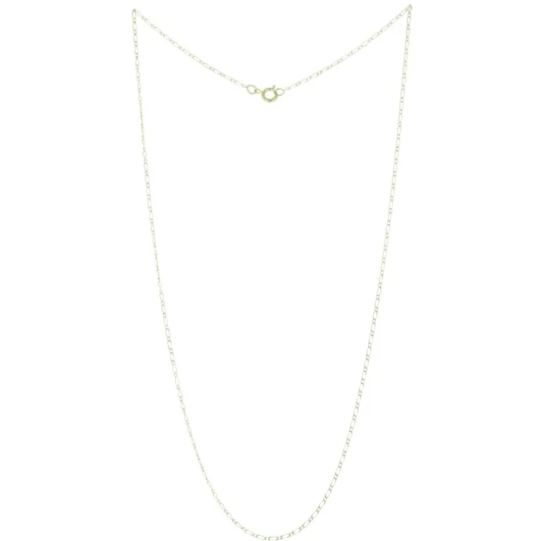 Palais du Rosaire Chaîne Plaqué Or maille alternée 50cm^ Chaîne En Plaqué Or | Collier En Plaqué Or