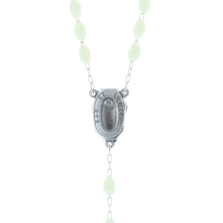 Palais du Rosaire Chapelet avec eau de Lourdes et grains lumineux^ Chapelet De Lourdes | Chapelet Lumineux