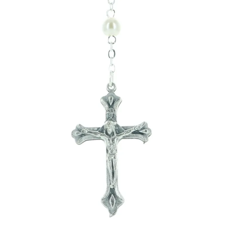 Palais du Rosaire Chapelet de communion en verre avec sa boîte^ Communion | Chapelet De Communion