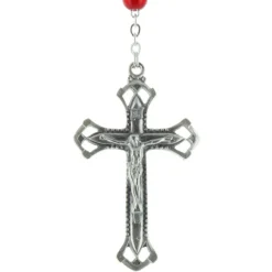 Palais du Rosaire Chapelet De la Miséricorde Divine avec le coeur de Jésus Miséricordieux^ Chapelet De Jésus Miséricordieux | Chapelet Verre