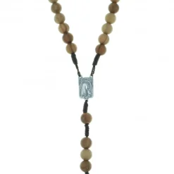 Palais du Rosaire Chapelet de l'Apparition de Lourdes en bois d'olivier^ Chapelet De Lourdes | Chapelet Bois