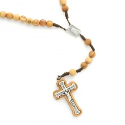 Palais du Rosaire Chapelet de l'Apparition de Lourdes en bois d'olivier^ Chapelet De Lourdes | Chapelet Bois