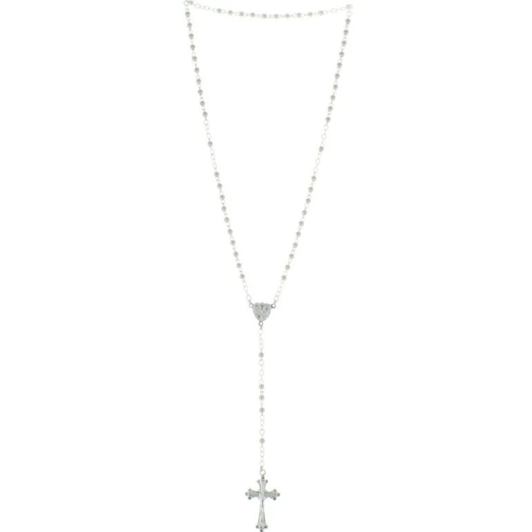 Palais du Rosaire Chapelet de Lourdes en Argent et grains de 3,5mm^ Chapelet De Lourdes | Chapelet Argent