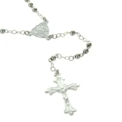 Palais du Rosaire Chapelet de Lourdes en Argent et grains de 3,5mm^ Chapelet De Lourdes | Chapelet Argent